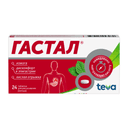 Гастал таблетки для рассасывания мята 24 шт