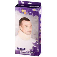 Тривес Бандаж-воротник д/шейного отдела позвон.для взрослых 10х53 см бежевый