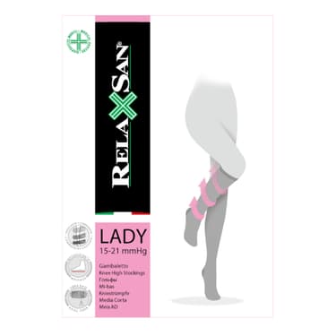 Relaxsan Lady Гольфы компрессионные Gambaletto 1 класс компрессии размер 3 Телесные