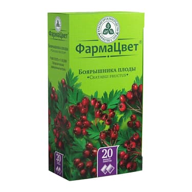 Боярышника плоды фильтр-пакеты 3 г 20 шт