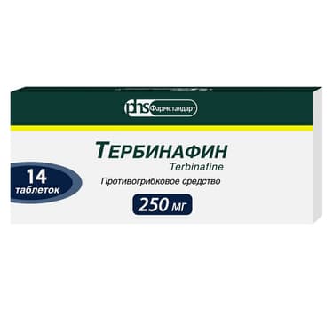 Тербинафин 250 мг таблетки 14 шт