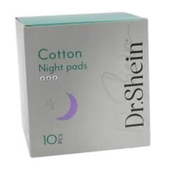 Dr.Shein Прокладки органические ночные Супер 10 шт