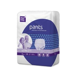 MedHelp подгузники-трусы для взрослых размер М 10 шт