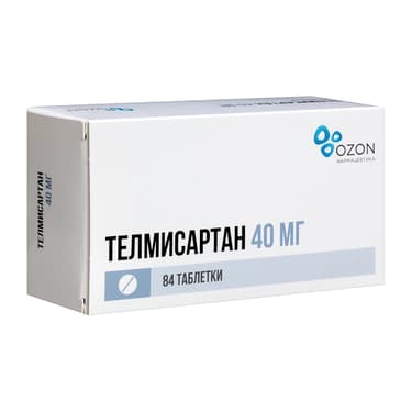 Телмисартан 40 мг таблетки 84 шт