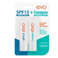 Evo Набор (помада гиалурон 2,8 г+бальзам SPF15 2,8 г)