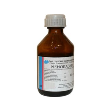 Меновазин раствор спиртовой для наружного применения 40 мл