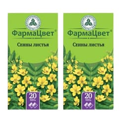 Набор 2Х Сенна листья фильтр-пакеты 1,5 г 20 шт