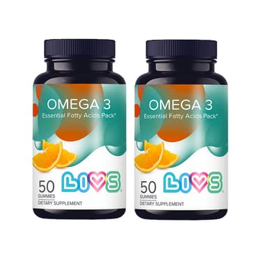 Набор 2Х Livs Омега-3 пастилки жевательные Апельсин 50 шт
