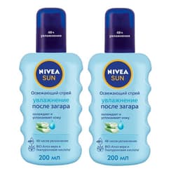 Набор 2Х Nivea Спрей для тела Увлажнение после загара 200 мл