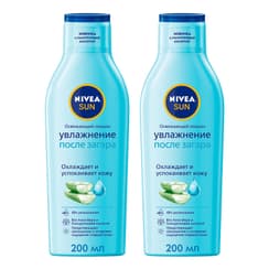 Набор 2Х Nivea Лосьон для тела Увлажнение после загара 200 мл