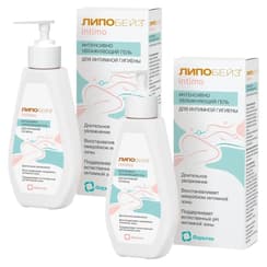 Набор 2Х Липобейз Intimo Гель для интимной гигиены увлажняющий 200 мл