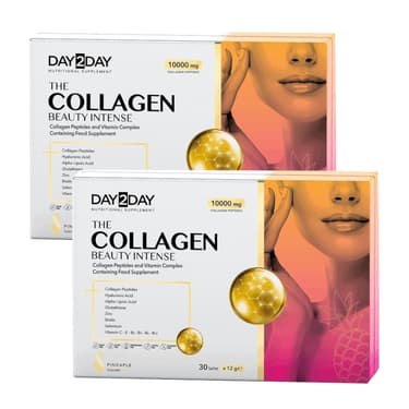 Набор 2Х Orzax Day2Day Beauty Intense Коллаген порошок Ананас 30 шт