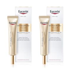 Набор 2Х Eucerin Hyaluron-Filler + Elasticity Крем для кожи вокруг глаз антивозрастной SPF 20 15 мл