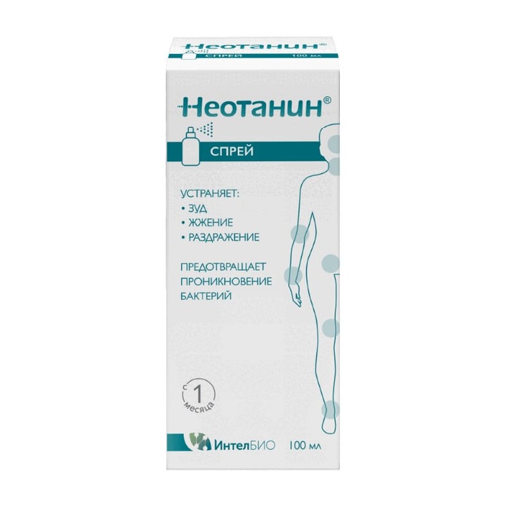 Неотанин спрей для наружного применения 100 мл