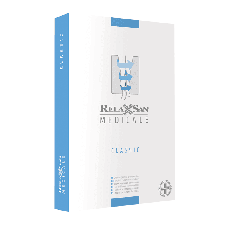 Relaxsan Medicale Колготки компрессионные с открытым носком Classic 2 класс компрессии размер 2 Телесные