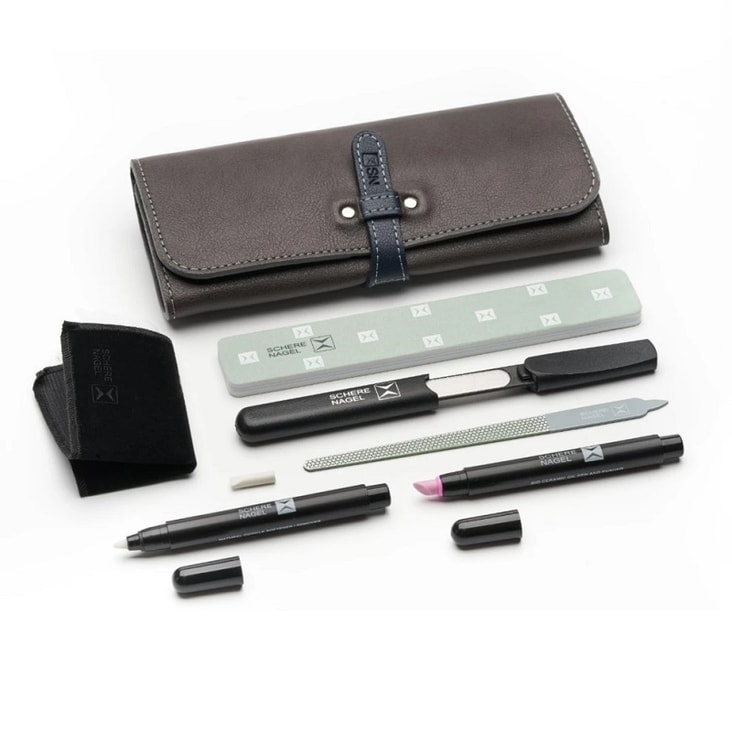 Schere Nagel Набор маникюрный 5 предметов серый