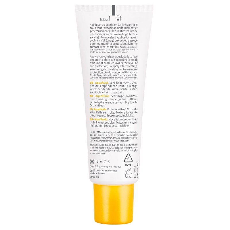 Bioderma Photoderm Аквафлюид солнцезащитный SPF 50+ с матирующим эффектом 40 мл