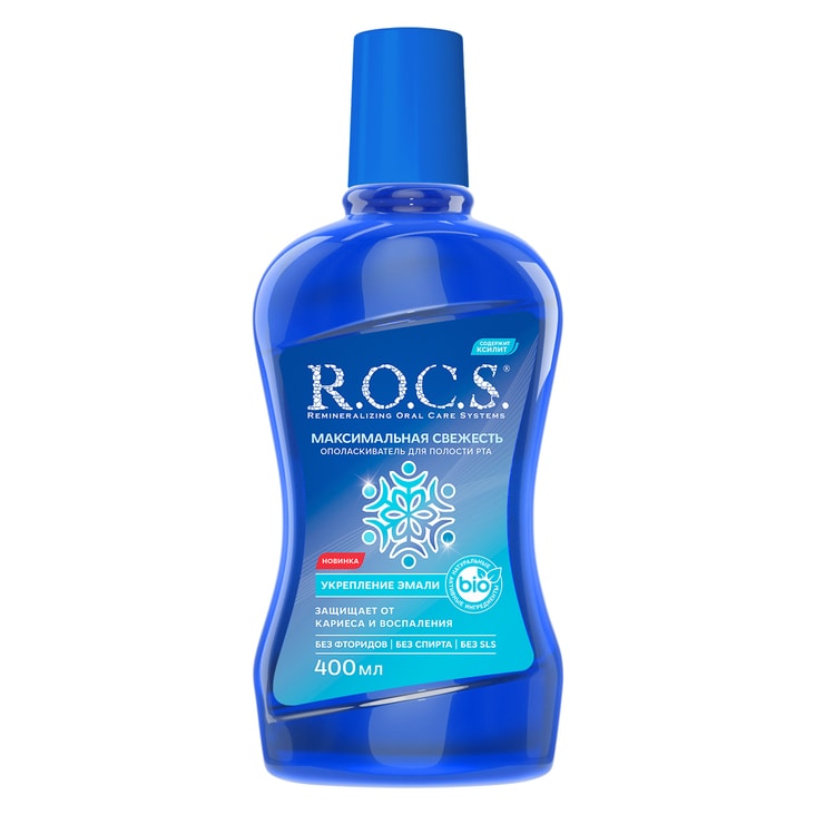 R.O.C.S. Ополаскиватель для полости рта Максимальная свежесть 400 мл