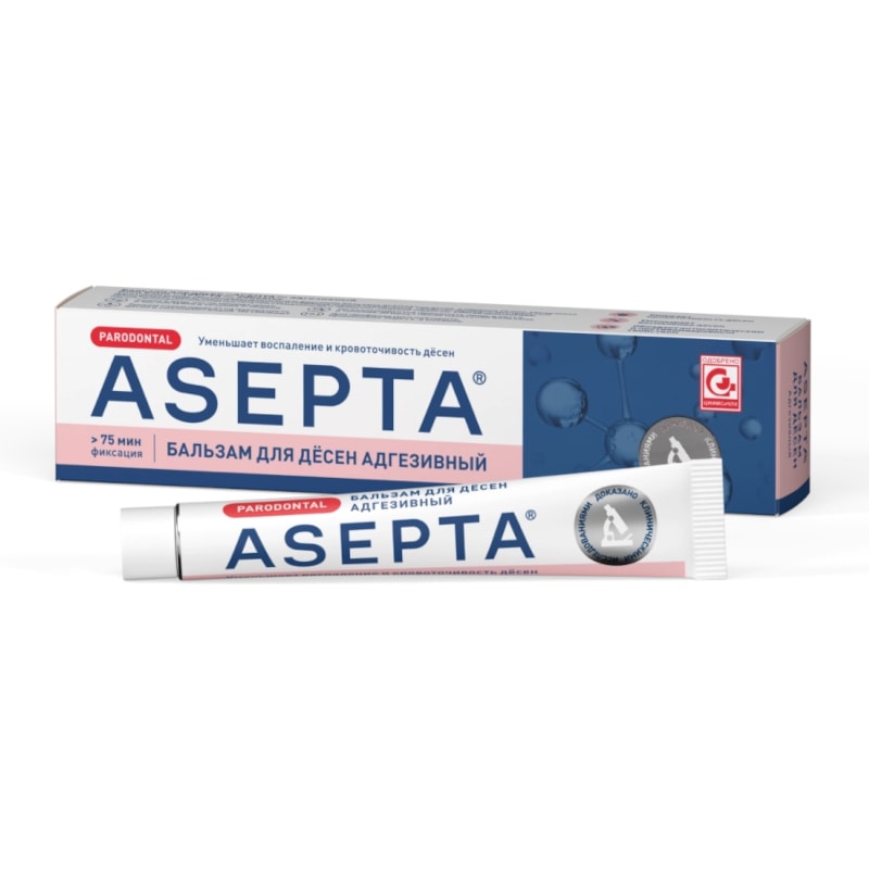 Asepta бальзам для десен адгезивный 10 г