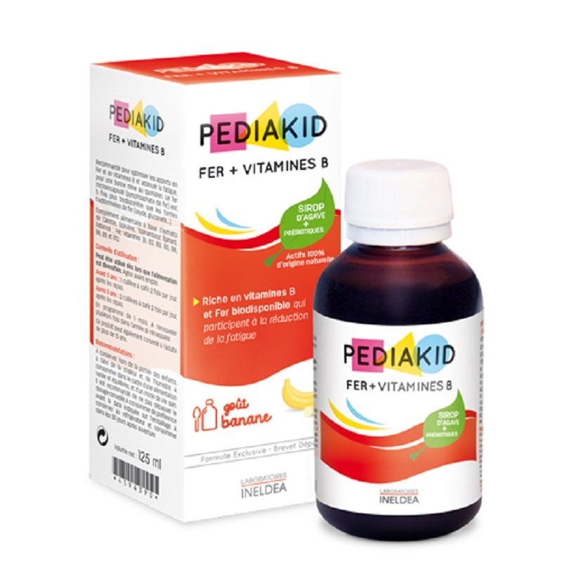 PEDIAKID Железо + Витамины группы В сироп Банан 125 мл