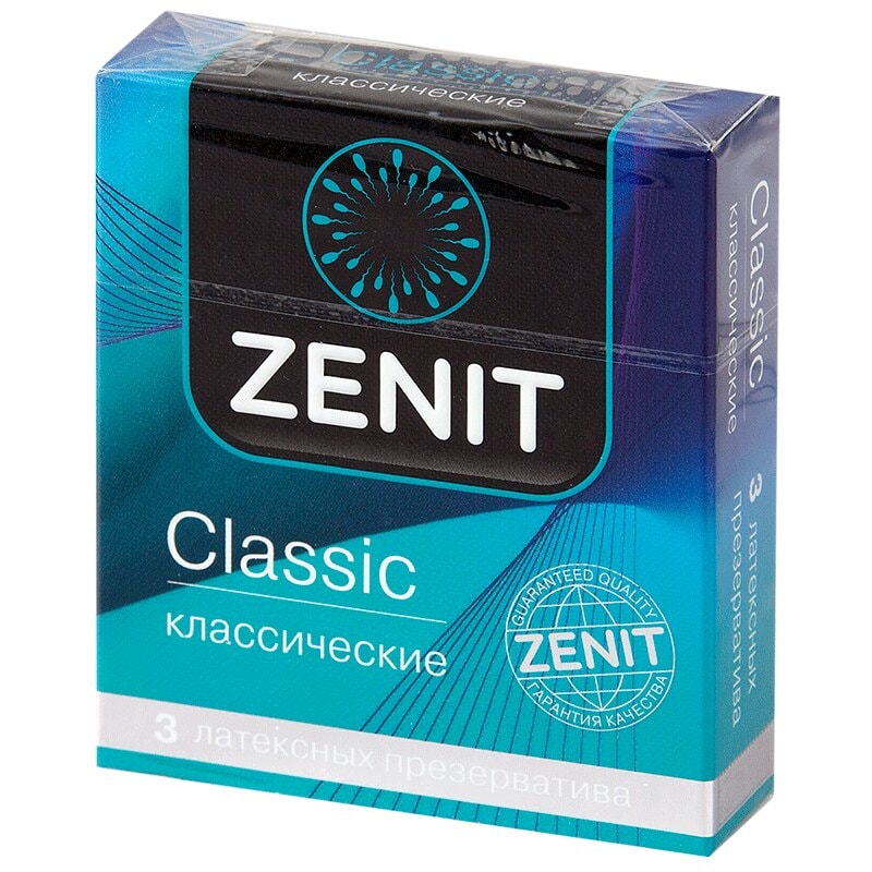 Zenit Classic Презервативы латексные классические 3 шт