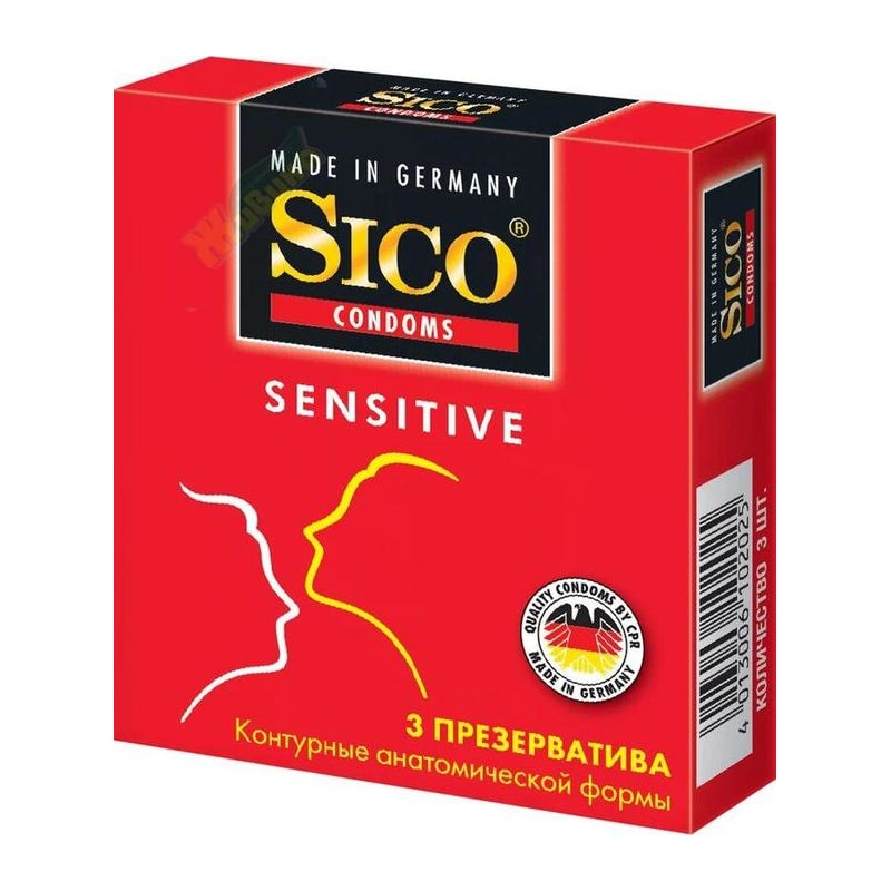 Sico Sensitive Презервативы контурные 3 шт