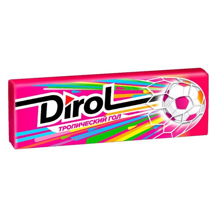 Дирол резинка жевательная Лайм-Маракуйя-Мята 13,6 г