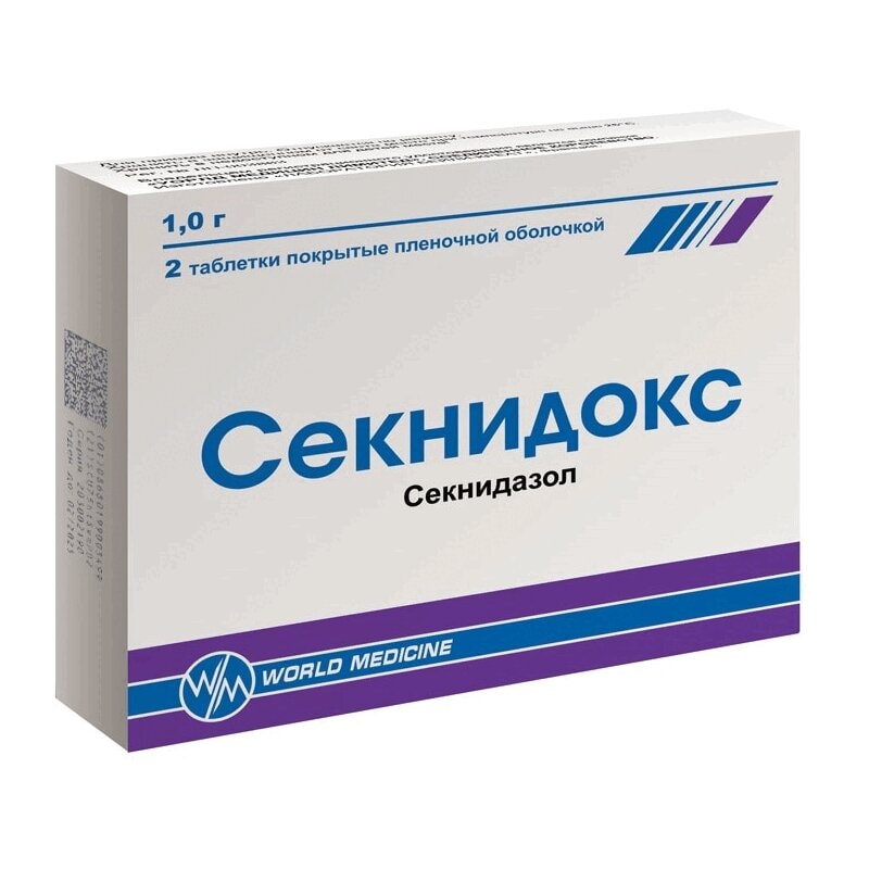 Секнидокс 1 г таблетки 2 шт