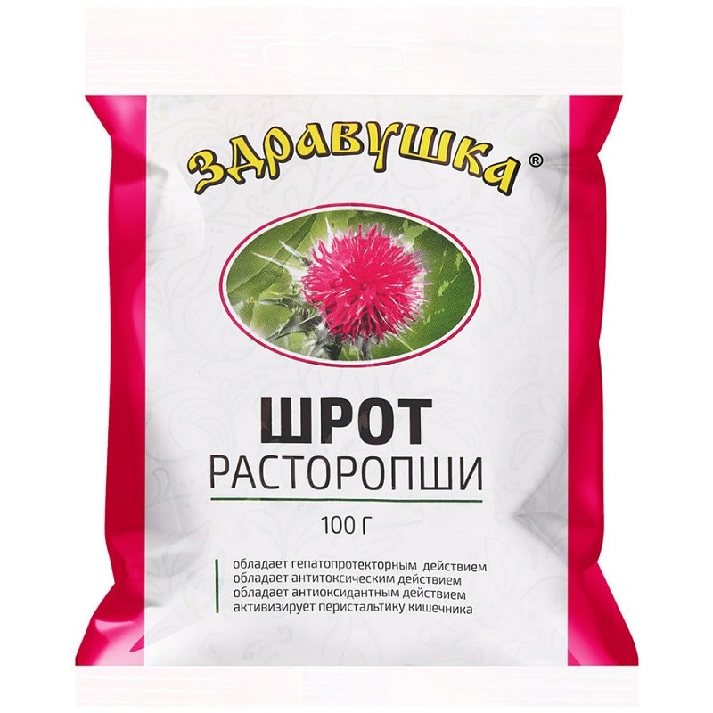 Здравушка Расторопши шрот 100 г