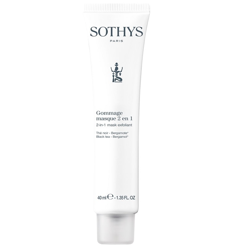 Sothys Маска-эксфолиант 2в1 для лица Черный чай-Бергамот 40 мл