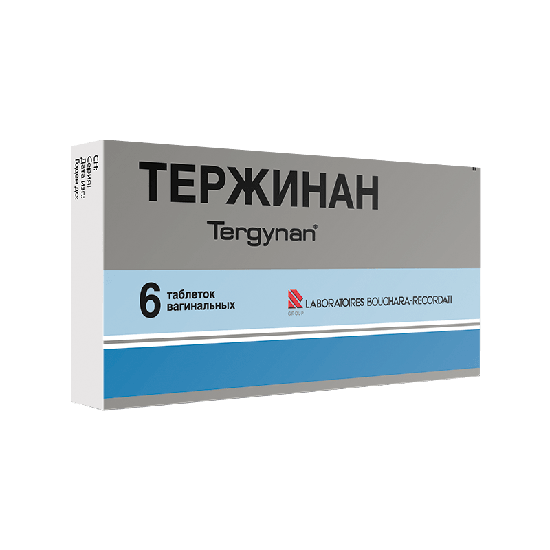 Тержинан таблетки вагинальные 6 шт