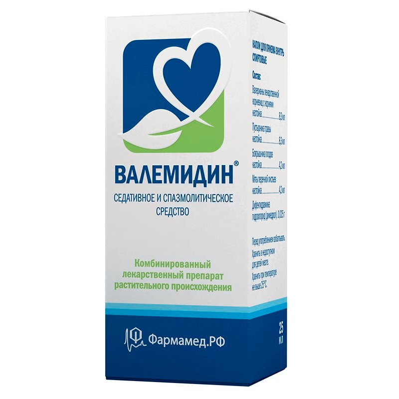 Валемидин капли для приема внутрь 25 мл
