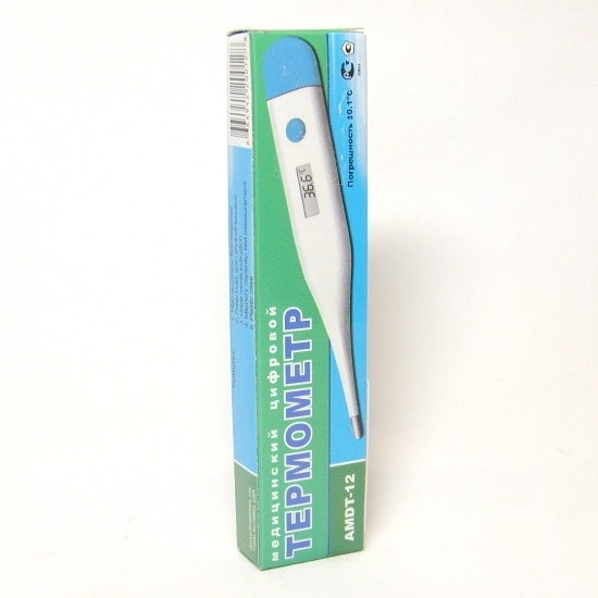 Термометр медиц. цифровой AMDT-12