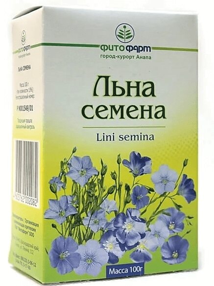 Льна семена 100 г 1 шт