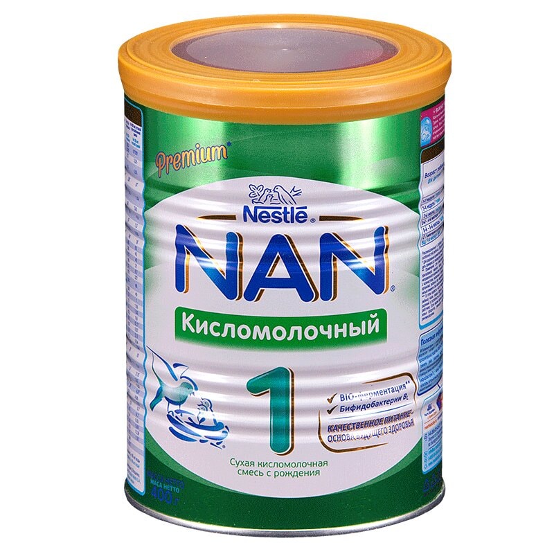 Детское питание Nan Кисломолочный 1 смесь сухая 400 г