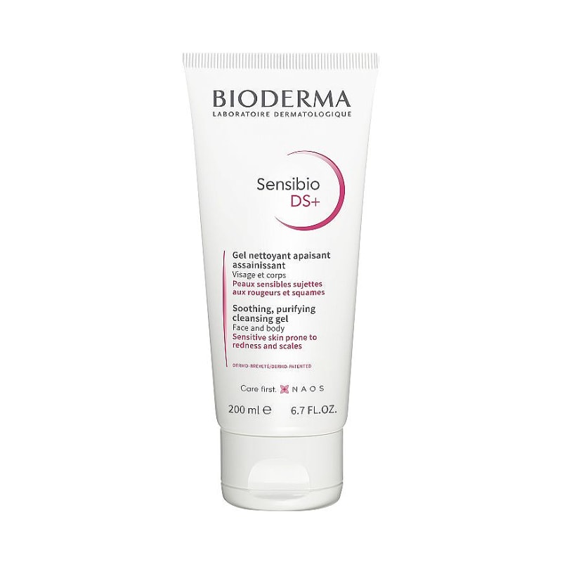 Bioderma Sensibio DS+ Гель очищающий для чувствительной кожи лица с покраснениями 200 мл