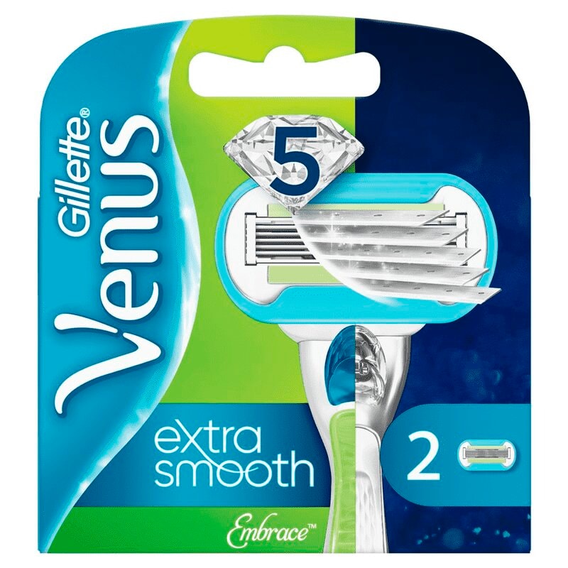 Gillette Venus Extra Smooth Embrace Кассеты для бритвенного станка 2 шт