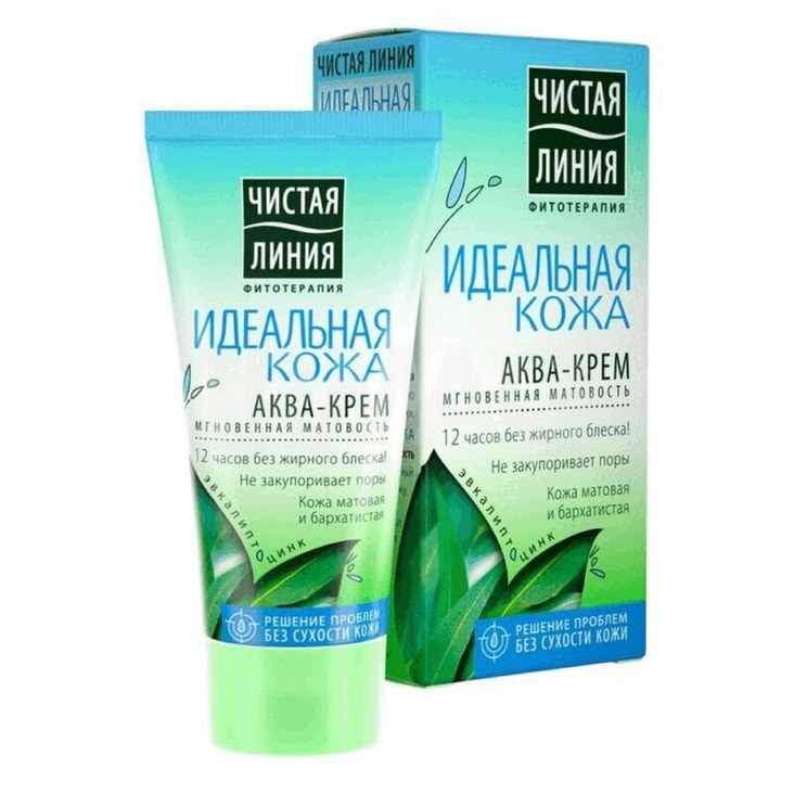 Чистая Линия Крем для лица Идеальная Кожа мгновенная матовость 50 мл