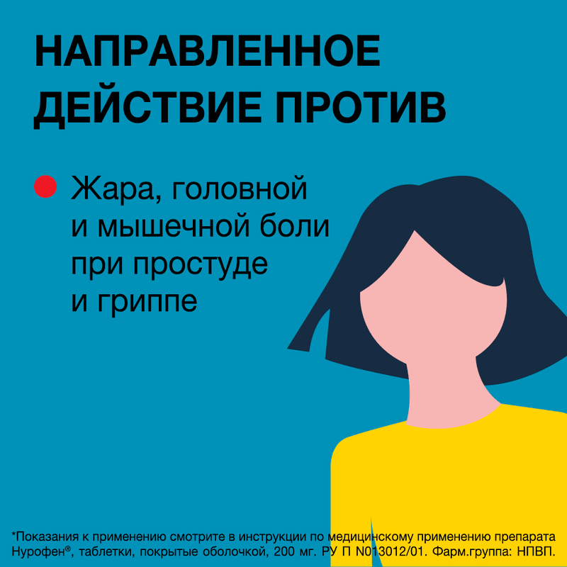 Нурофен 200 мг таблетки 20 шт