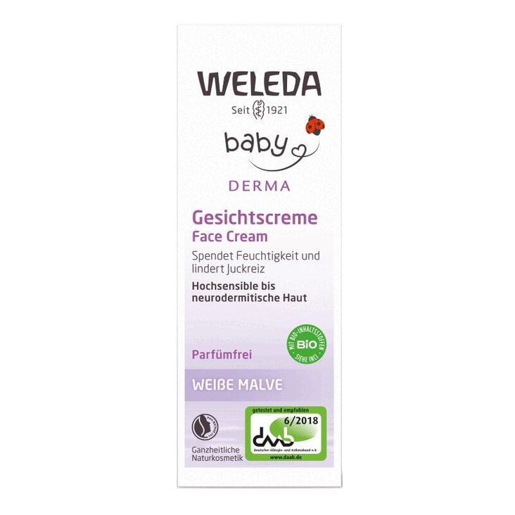 Weleda Baby Крем детский для лица для гиперчувствительной кожи с алтеем 50 мл