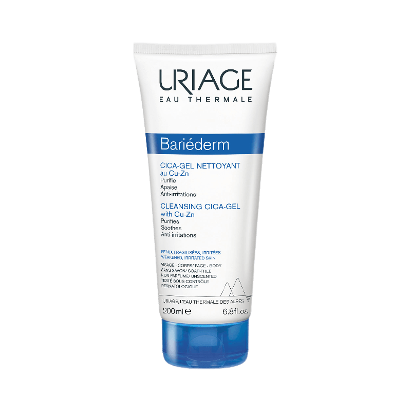Uriage Bariéderm Cicа Очищающий гель с медью и цинком 200 мл