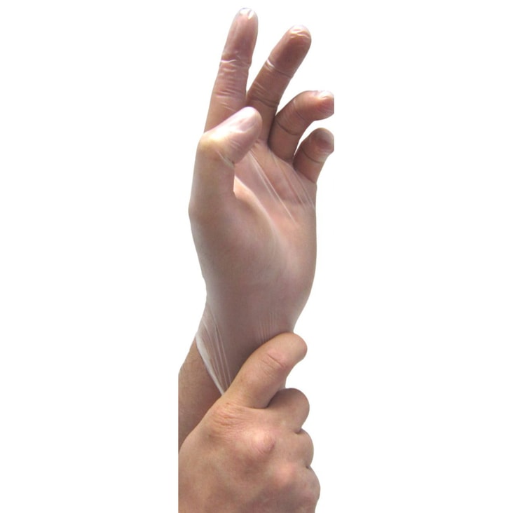 SFM Перчатки виниловые нестерильные неопудренные размер M 2 шт