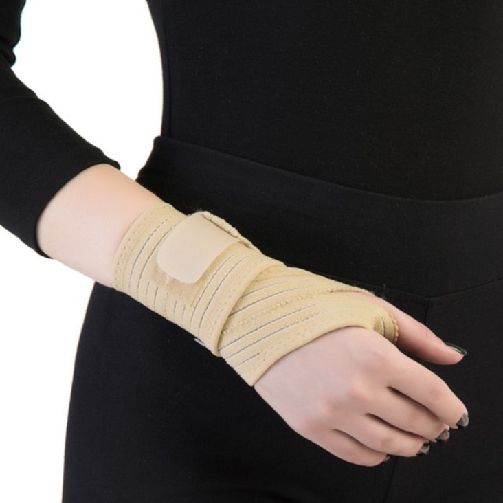 B.Well Med Бандаж на лучезапястный сустав регулируемый W-244 Бежевый