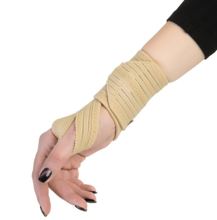 B.Well Med Бандаж на лучезапястный сустав регулируемый W-244 Бежевый