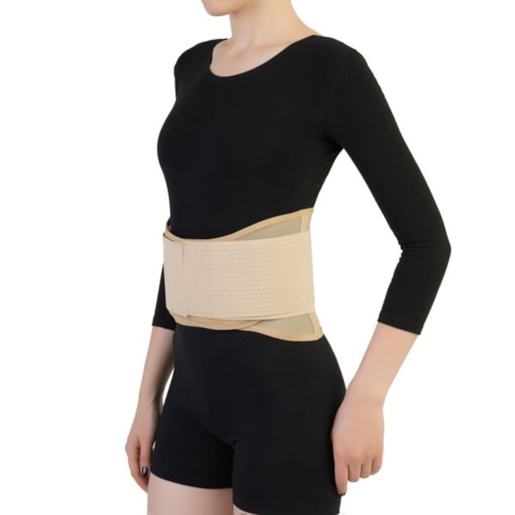 B.Well Med Корсет поясничый ортопедический W-141 размер M Бежевый