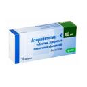 Аторвастатин-К таблетки 40 мг 30 шт