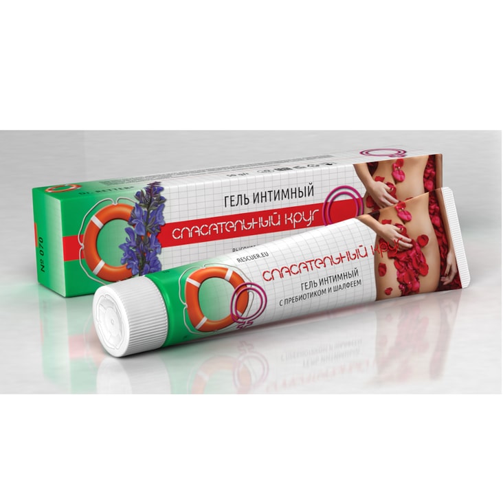 Спасательный круг Гель интимный с пребиотиком и шалфеем 50 г