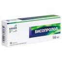 Бисопролол 10 мг таблетки 30 шт