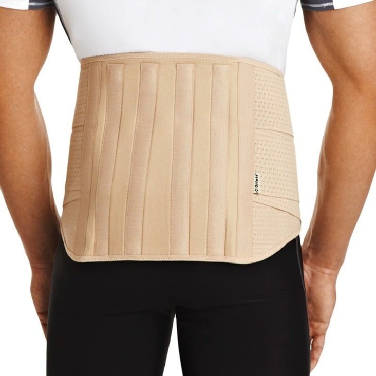 Orlett Корсет пояснично-крестцовый ортопедический полужесткий размер S Бежевый