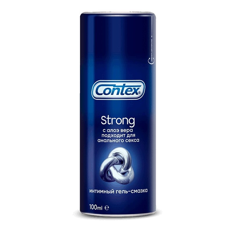 Contex Strong Гель-смазка с алоэ вера 100 мл
